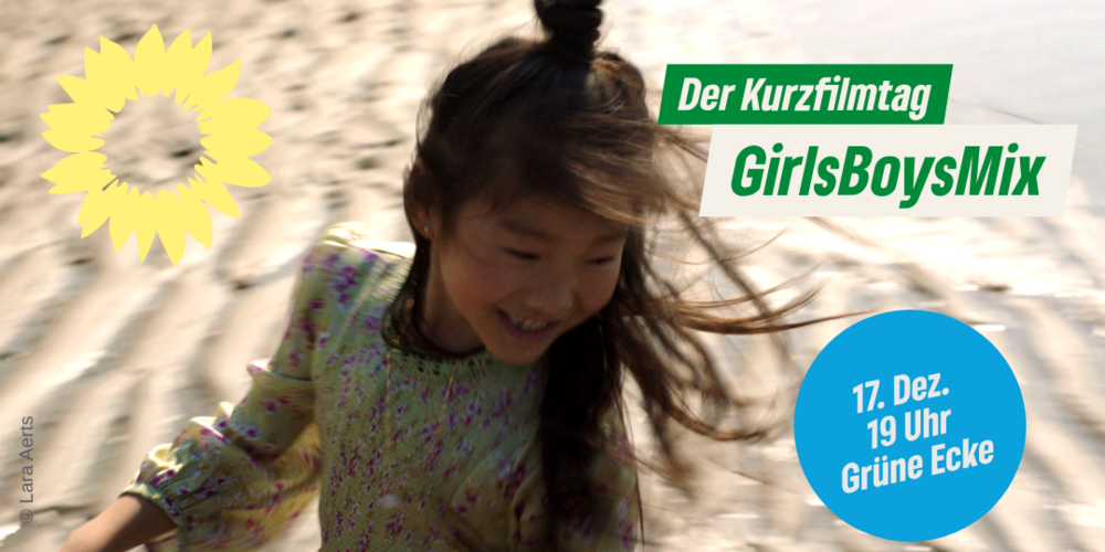 Der Kurzfilmtag GirslBoysMix am 17. Dezember 2025 ab 19 Uhr in der Grünen Ecke, Bischofplatz 6 Dresden