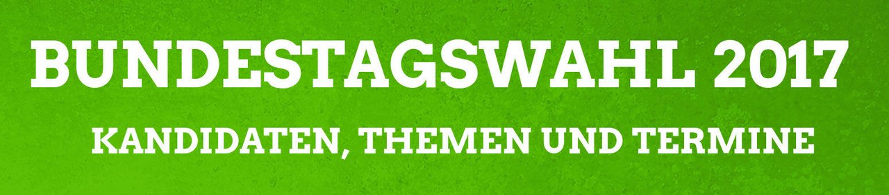 Bundestagswahl 2017 - Kandidaten, Themen und Termine