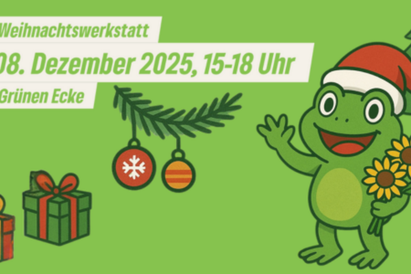 Hechtadvent in der Grünen Ecke - Weihnachtsbasteln ab 15 Uhr