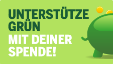 Banner: Unterstütze GRÜN mit Deiner Spende!